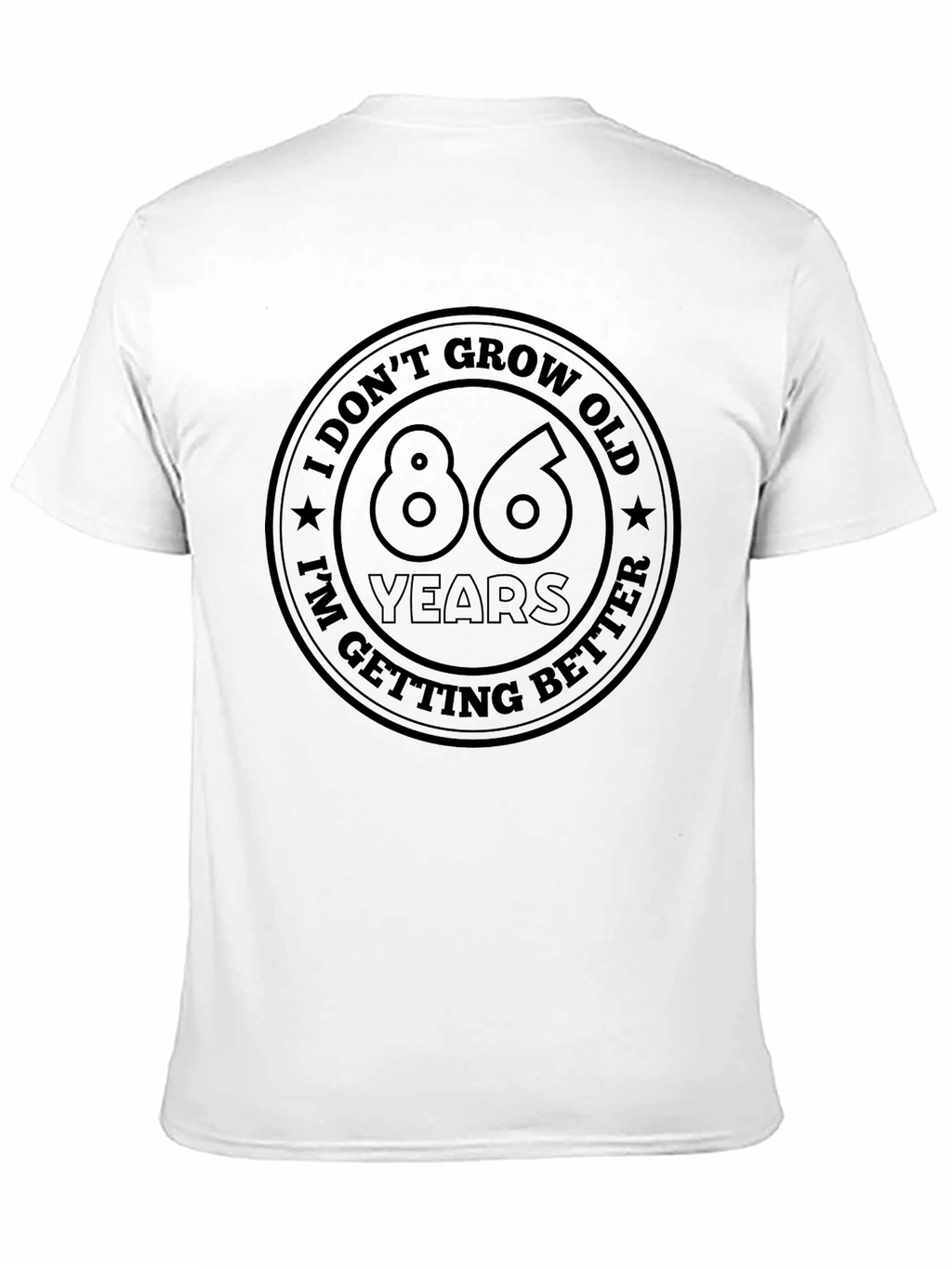 86 Years Getting Better Black T-Shirt