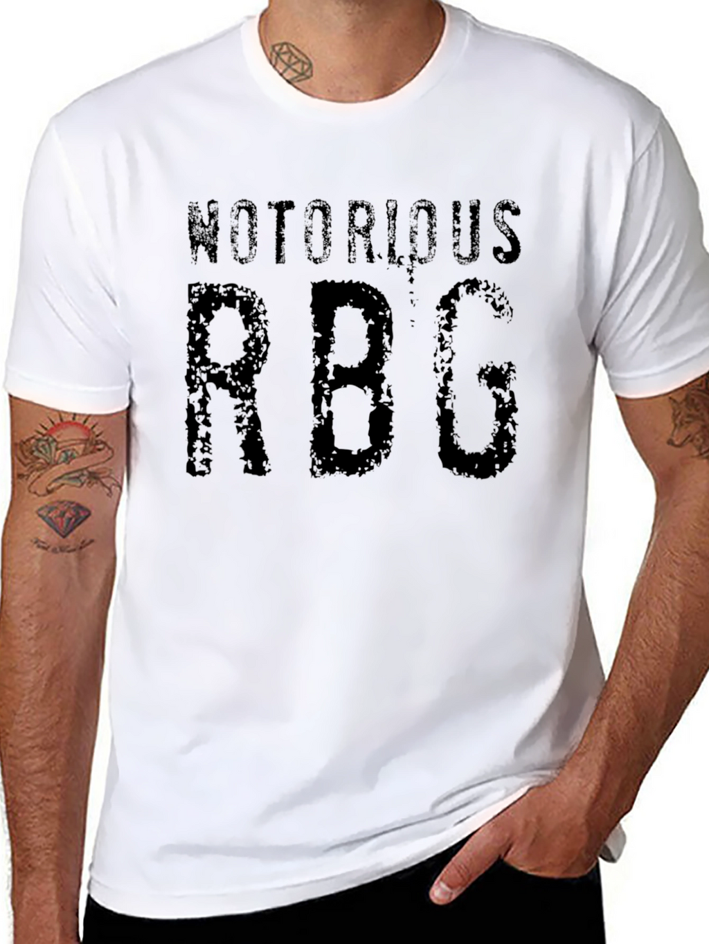 Notorious RBG Graphic Tee - Black