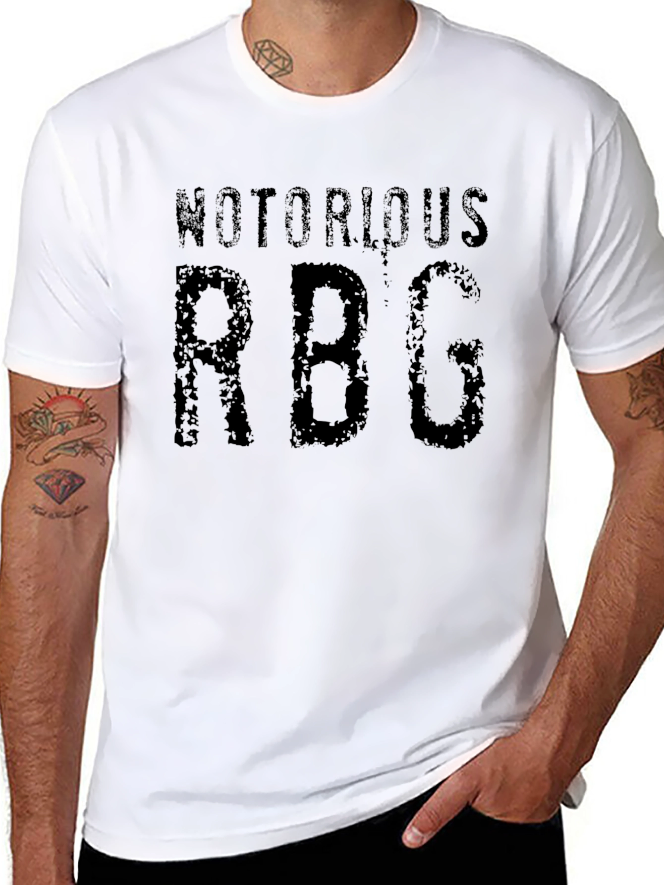 Notorious RBG Graphic Tee - Black