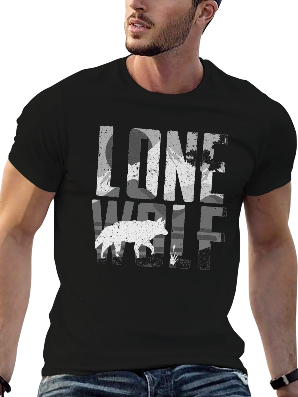 Lone Wolf Graphic T-Shirt