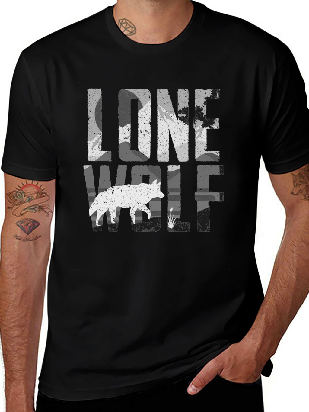 Lone Wolf Graphic T-Shirt