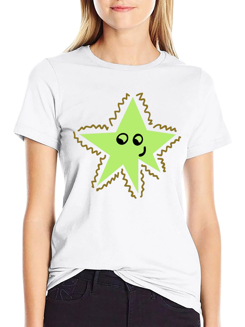 Star Character Black T-Shirt
