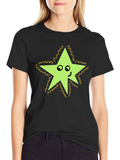 Star Character Black T-Shirt