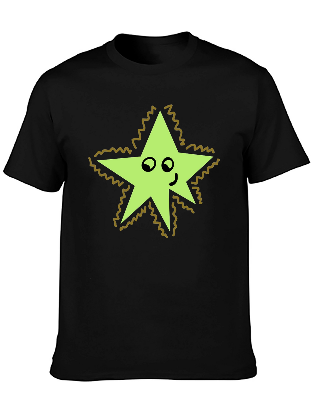 Star Character Black T-Shirt