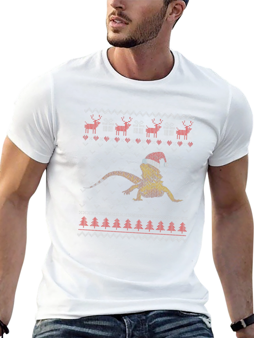 Bearded Dragon Christmas T-Shirt