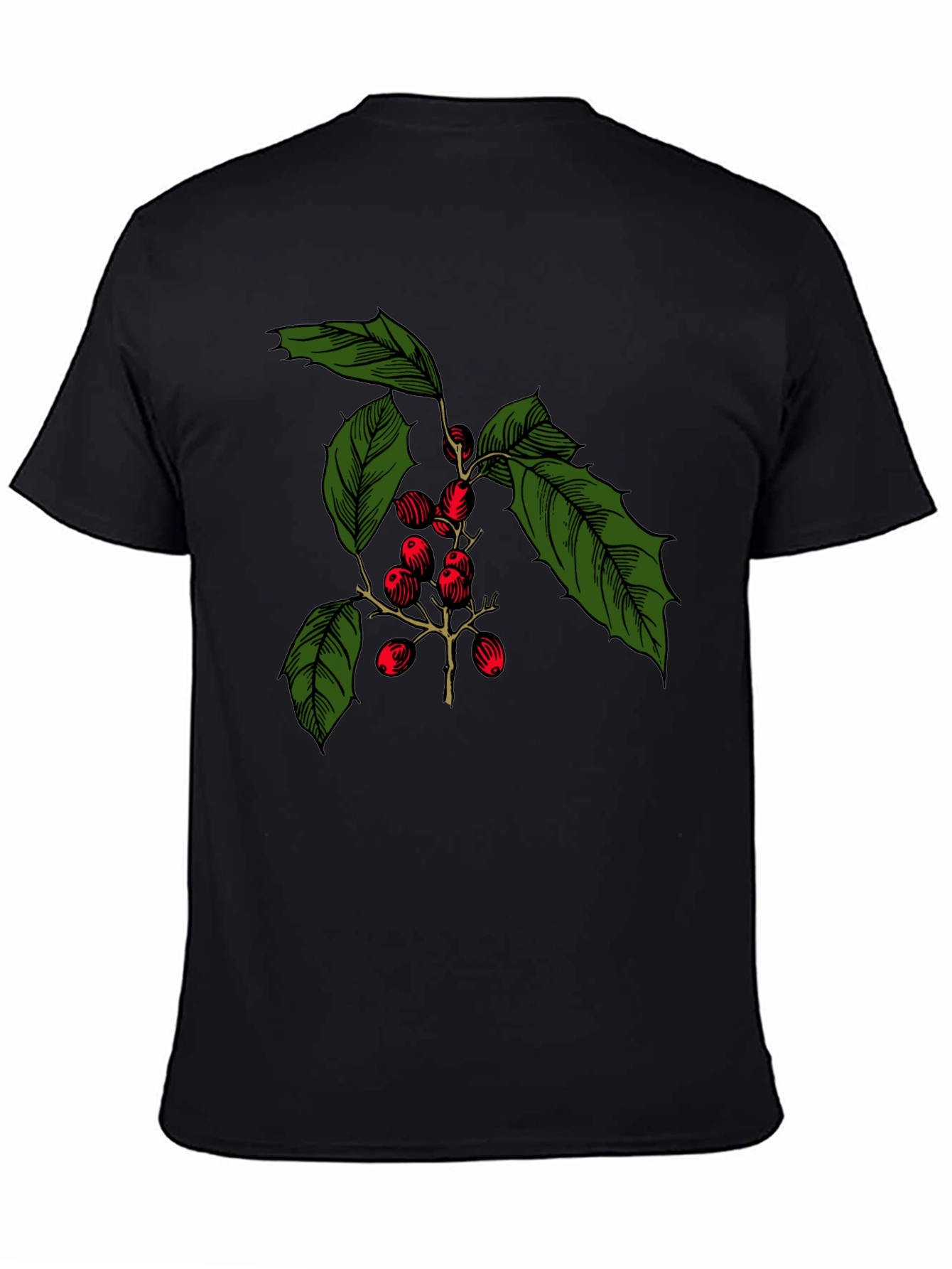 Holiday Holly Berry T-Shirt - Festive Christmas Tee