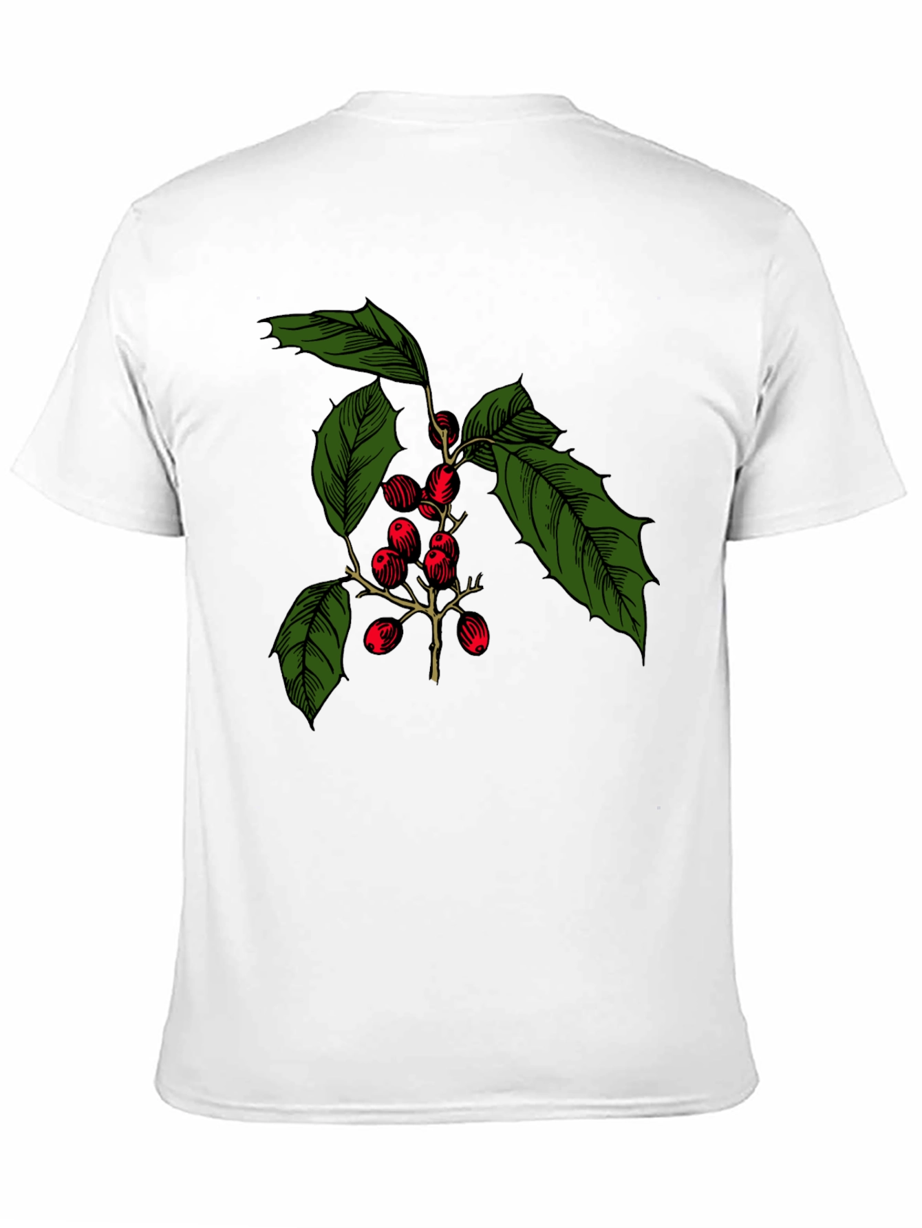 Holiday Holly Berry T-Shirt - Festive Christmas Tee