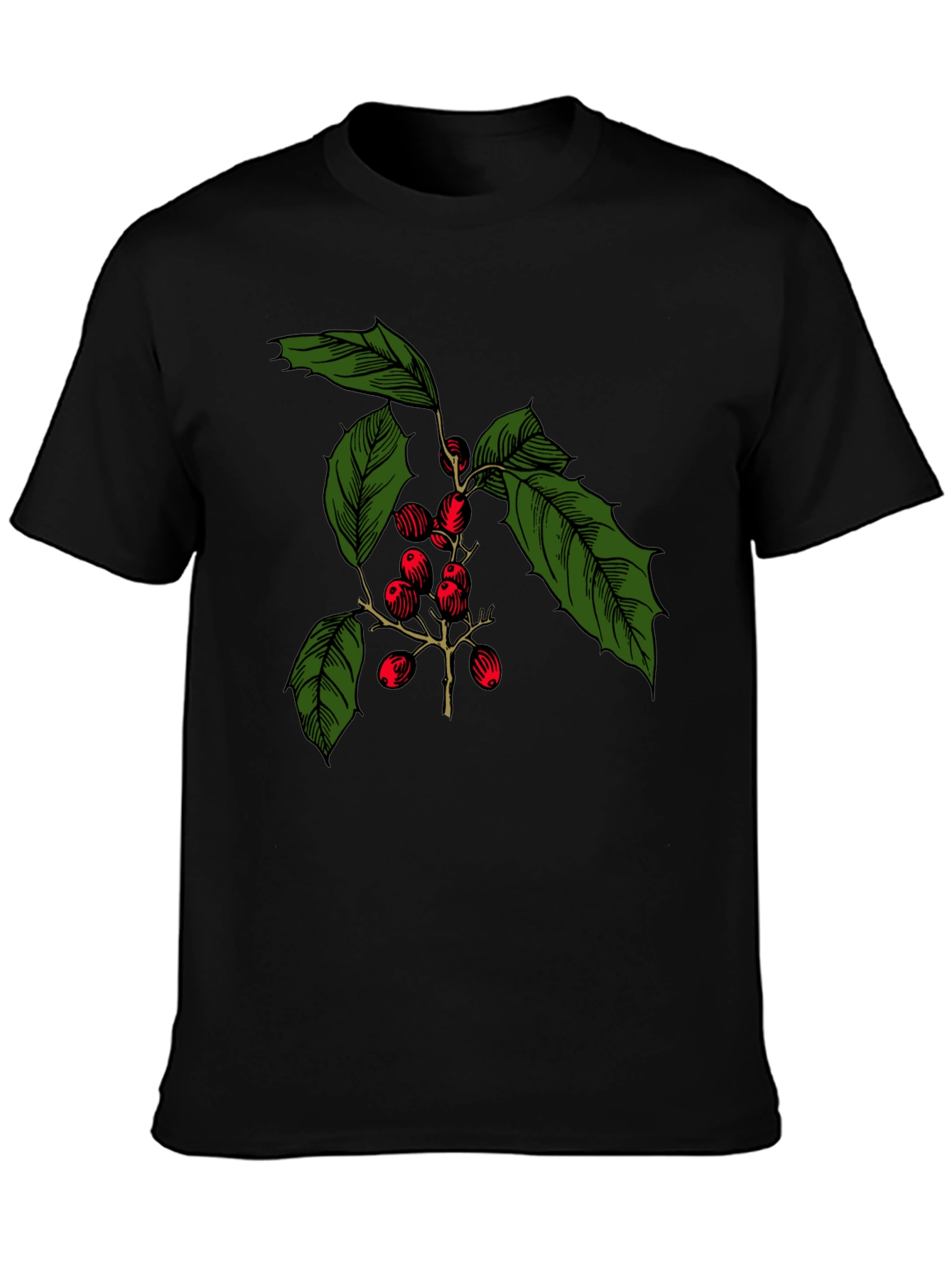 Holiday Holly Berry T-Shirt - Festive Christmas Tee