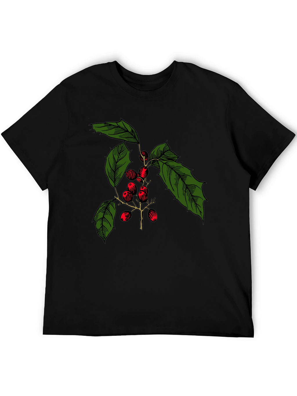 Holiday Holly Berry T-Shirt - Festive Christmas Tee