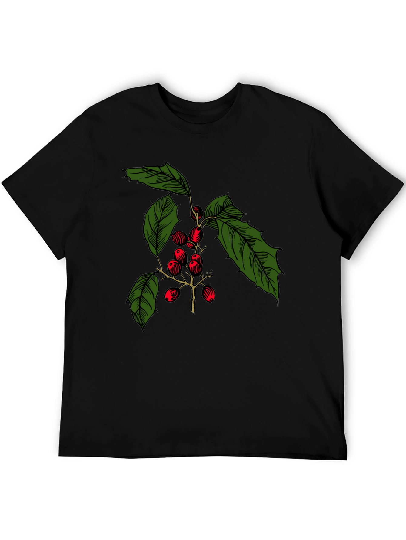 Holiday Holly Berry T-Shirt - Festive Christmas Tee