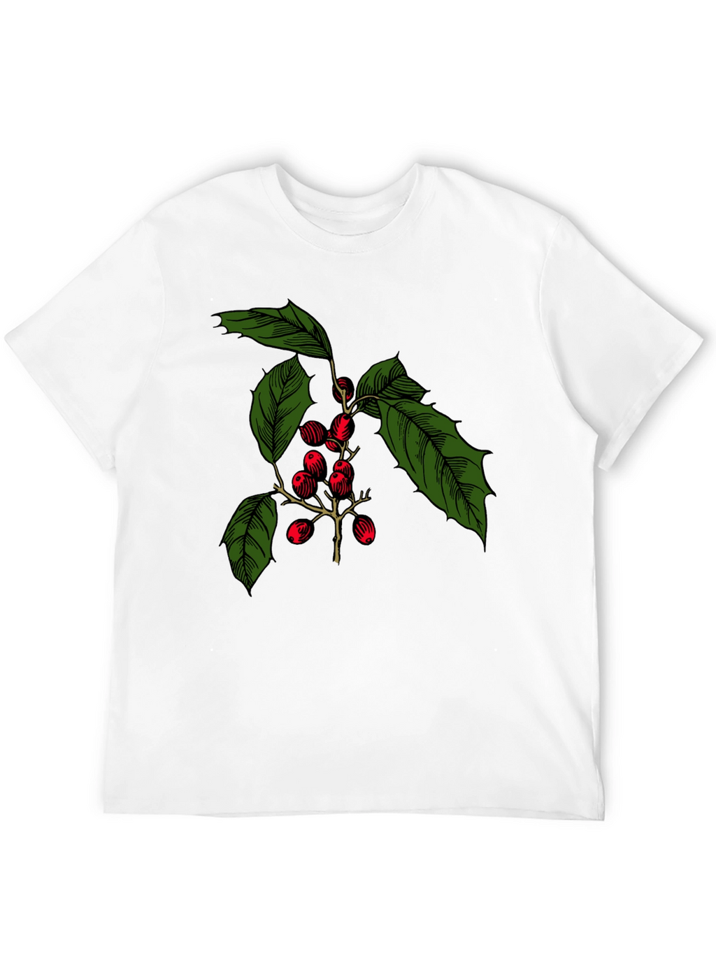 Holiday Holly Berry T-Shirt - Festive Christmas Tee