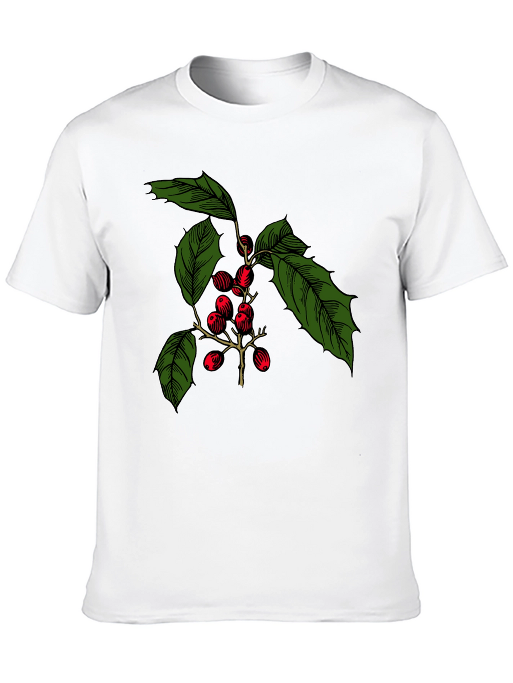 Holiday Holly Berry T-Shirt - Festive Christmas Tee