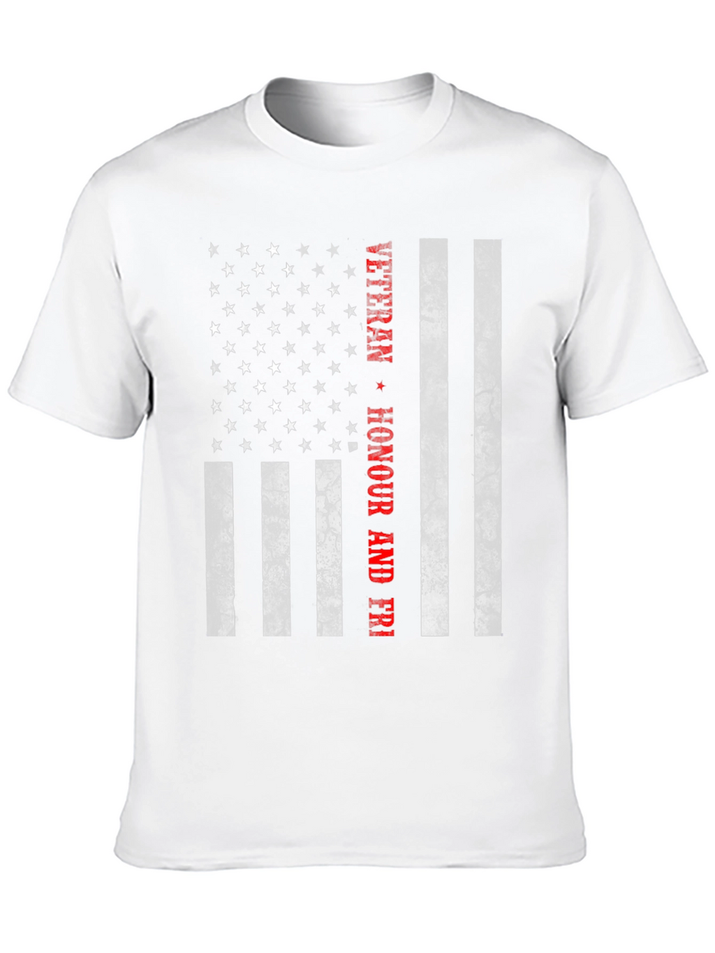 Veteran Honour & Freedom American Flag T-Shirt