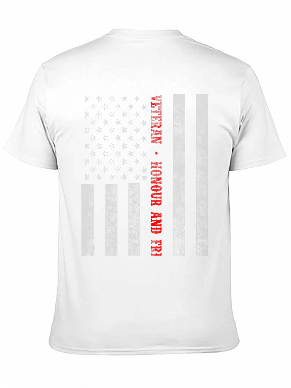 Veteran Honour & Freedom American Flag T-Shirt