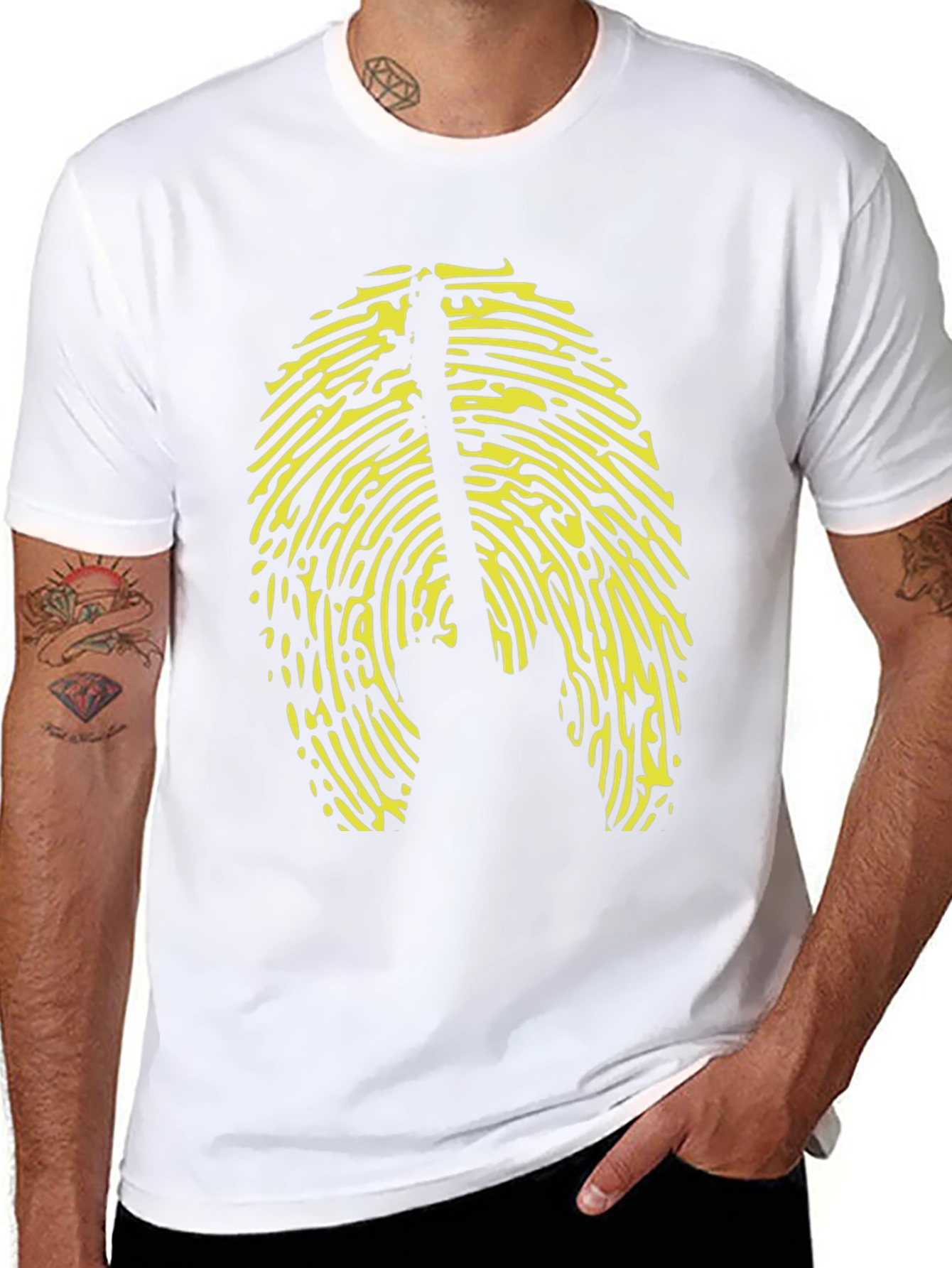 Guitar Fingerprint Graphic Tee