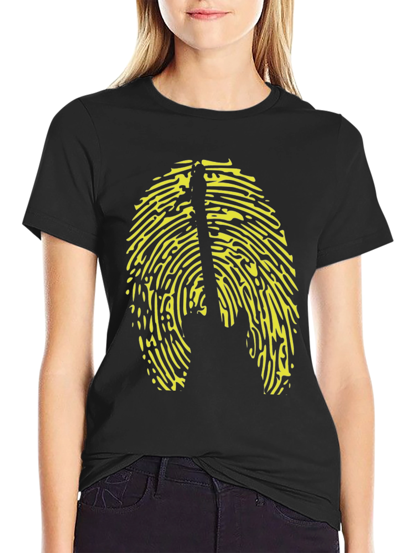 Guitar Fingerprint Graphic Tee