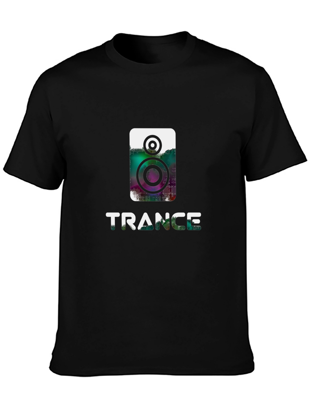 Trance Music Graphic Tee - Black Cotton Shirt
