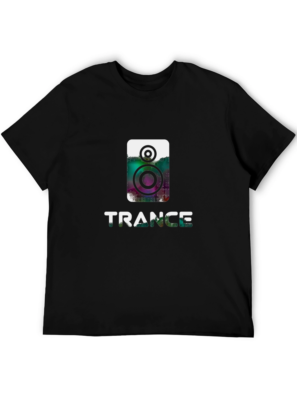 Trance Music Graphic Tee - Black Cotton Shirt
