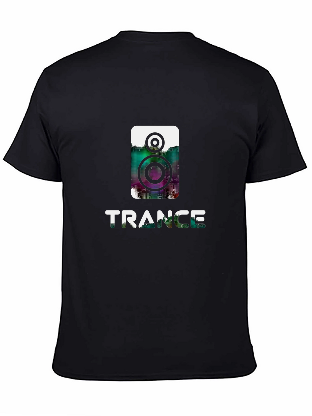 Trance Music Graphic Tee - Black Cotton Shirt