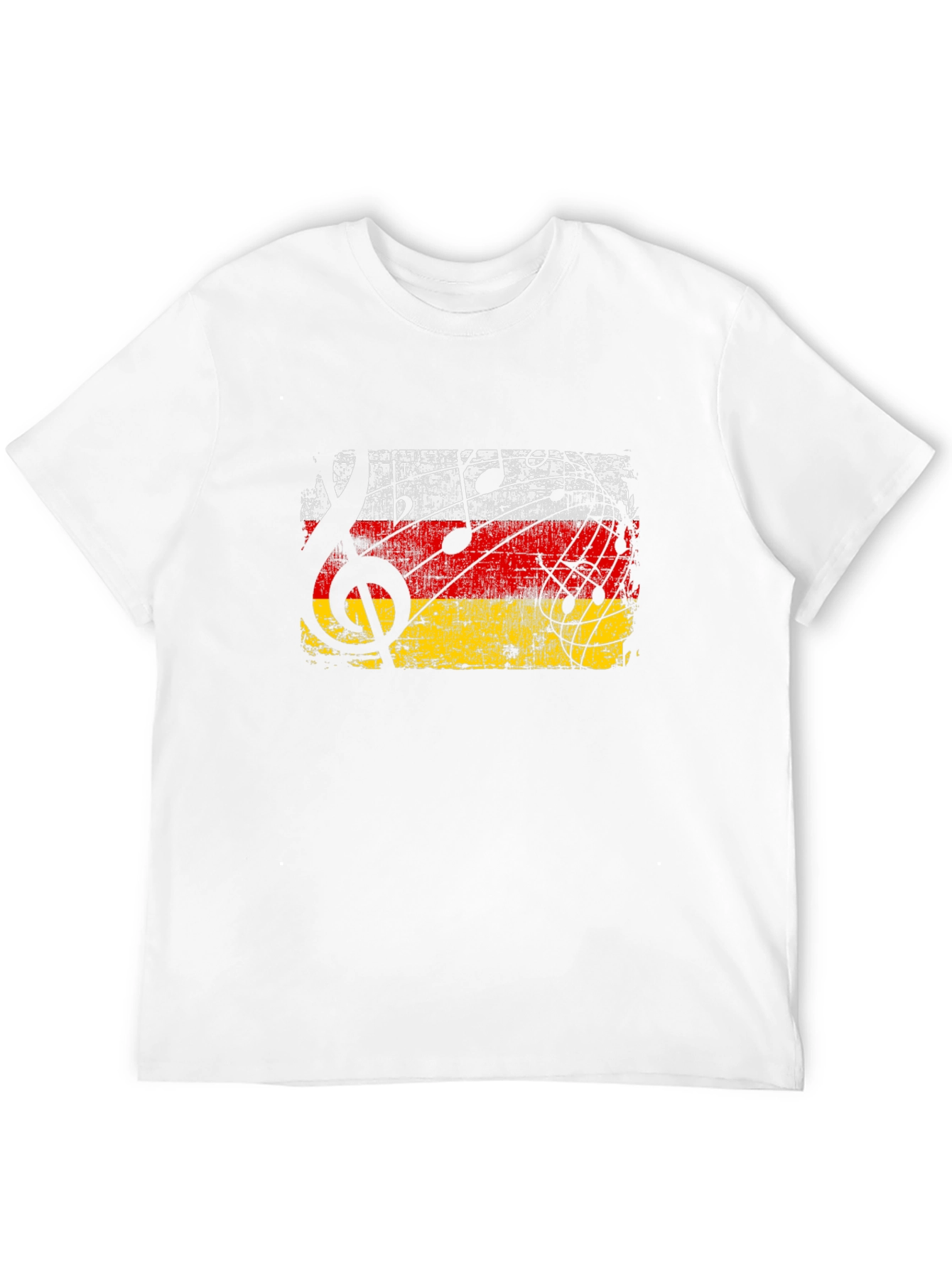 Musical Germany Flag T-Shirt - Black