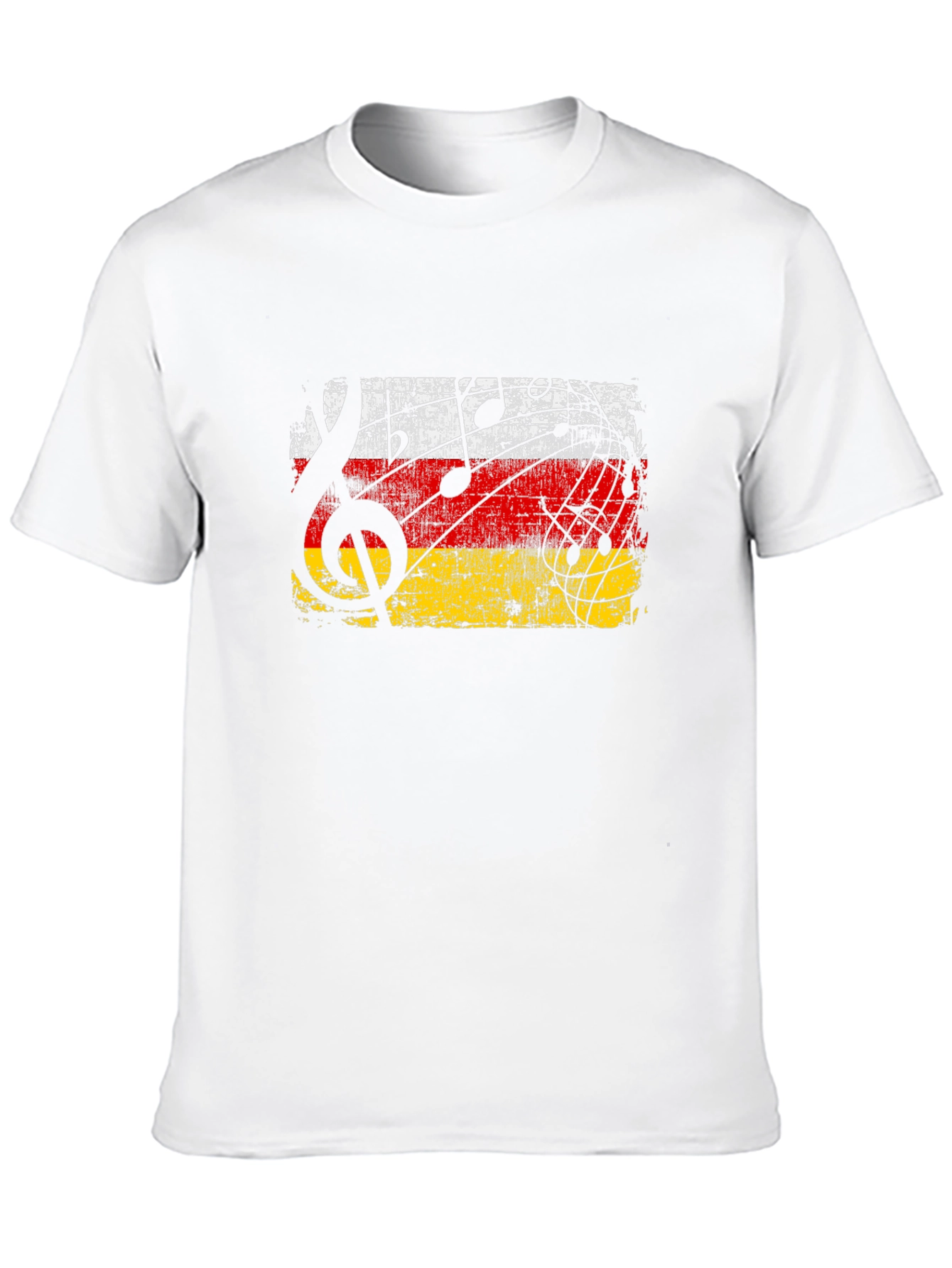 Musical Germany Flag T-Shirt - Black