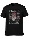 Santas Favorite Hotel Receptionist Ugly Christmas Sweater T-Shirt