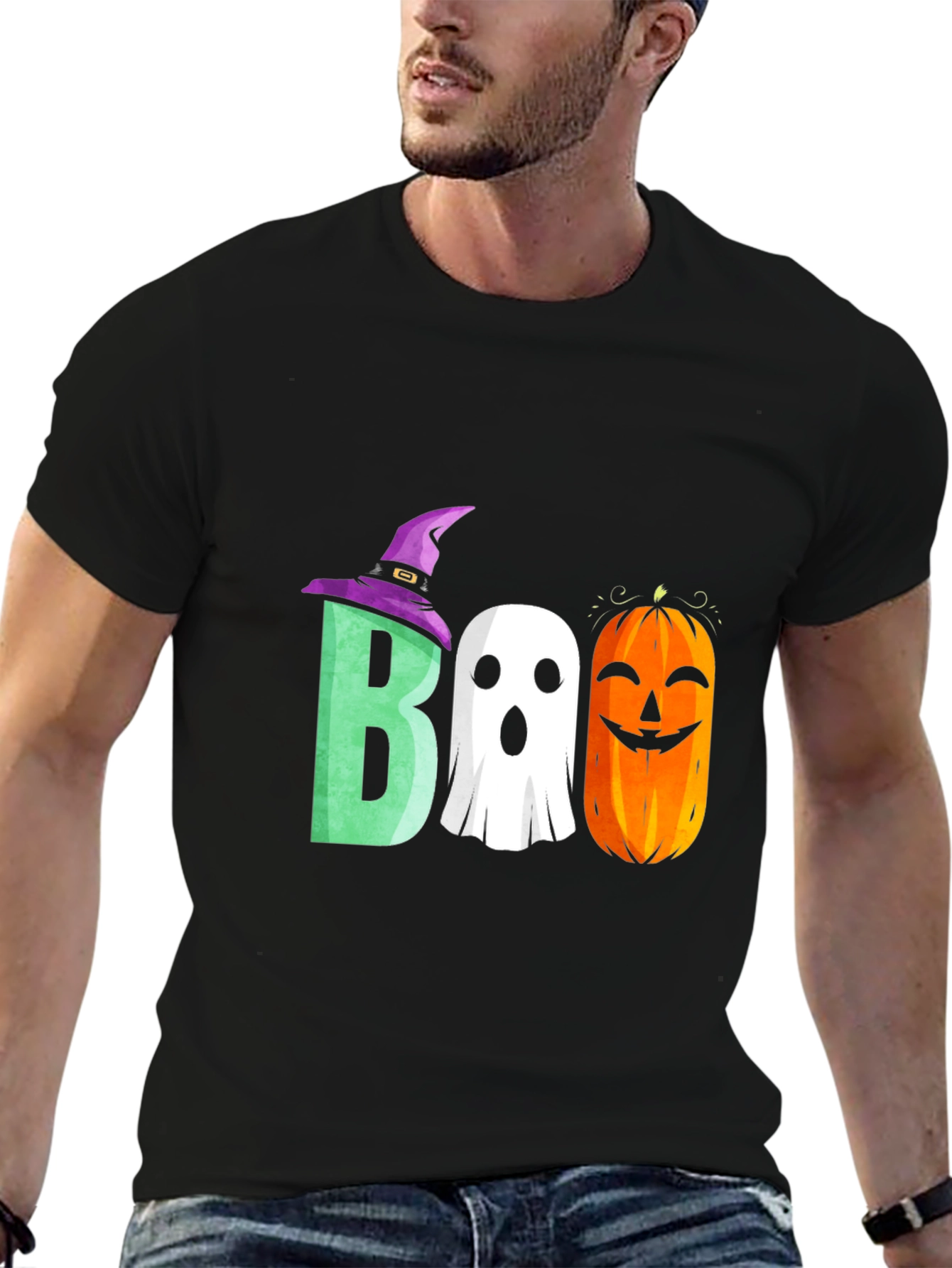 Halloween Boo T-Shirt - Spooky Season Apparel