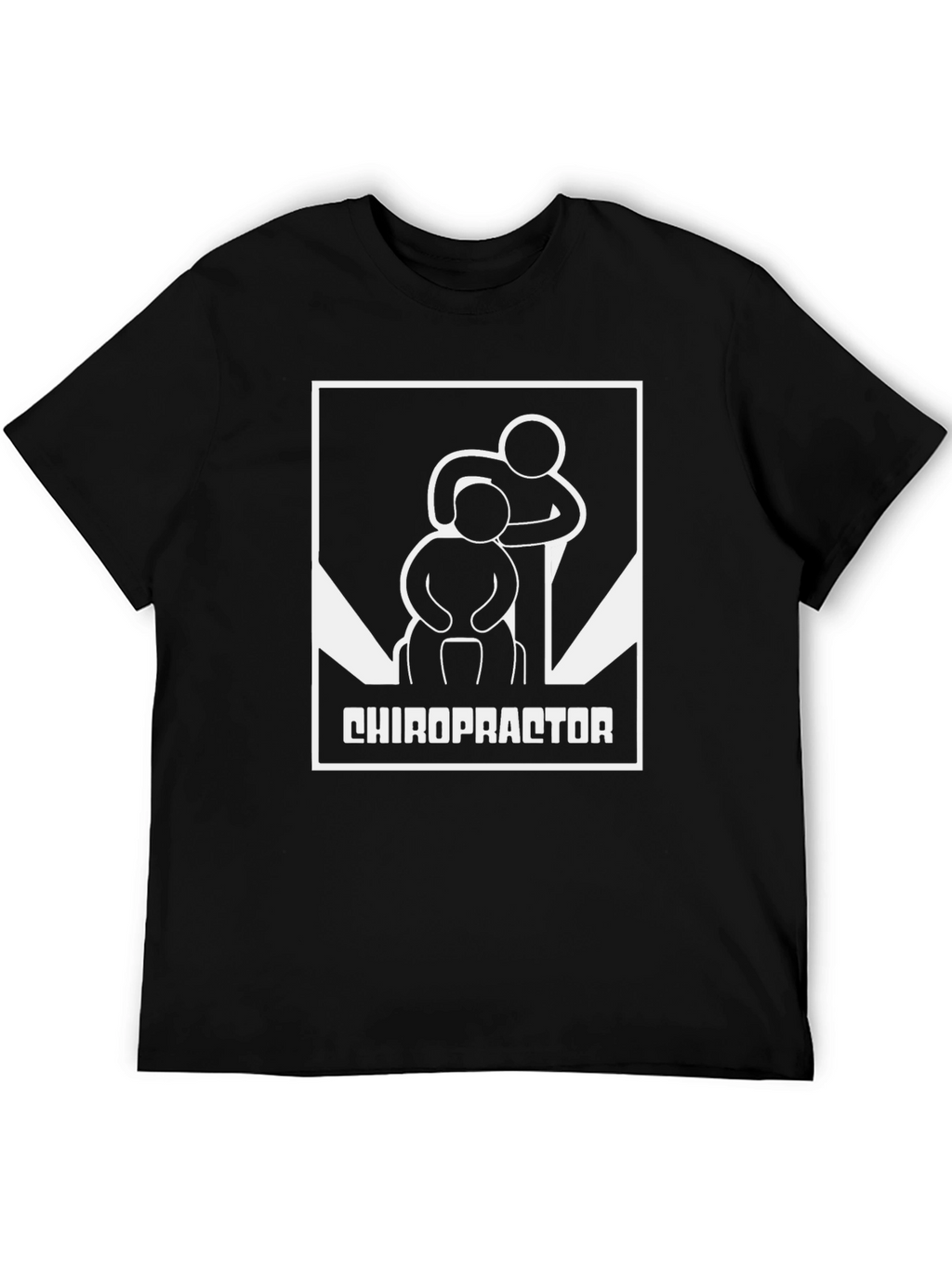 Chiropractor Graphic Tee - Black