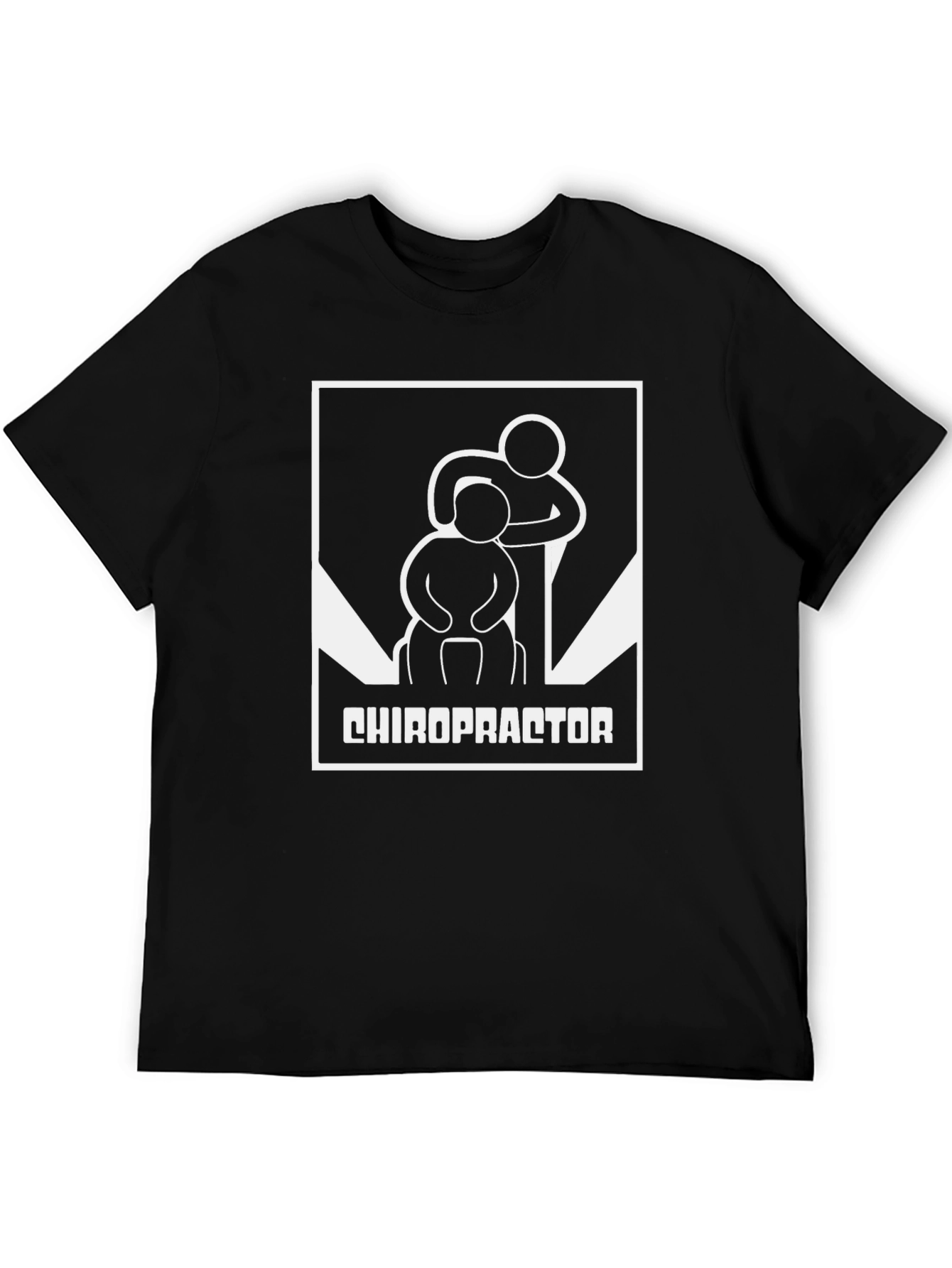 Chiropractor Graphic Tee - Black