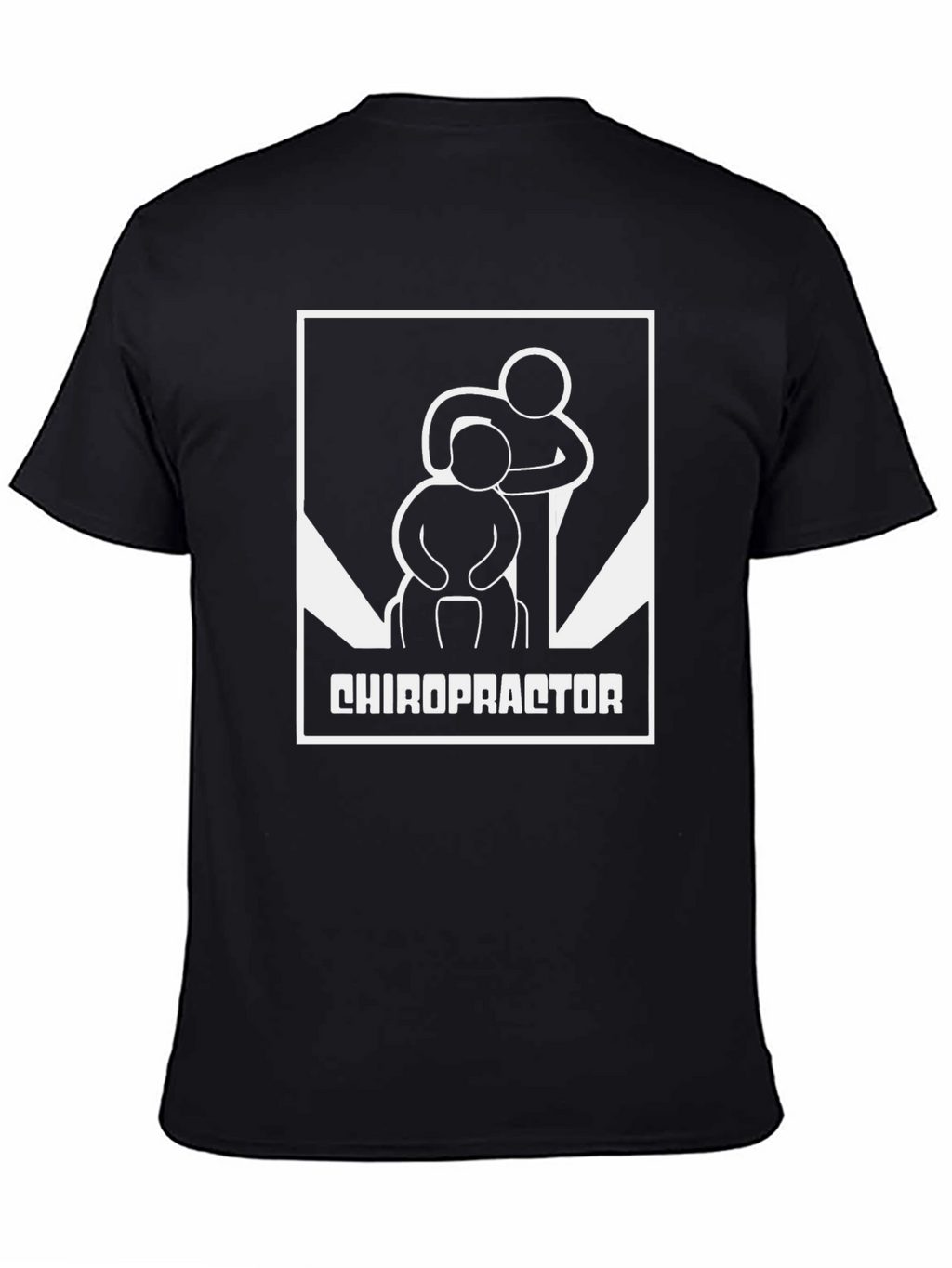 Chiropractor Graphic Tee - Black