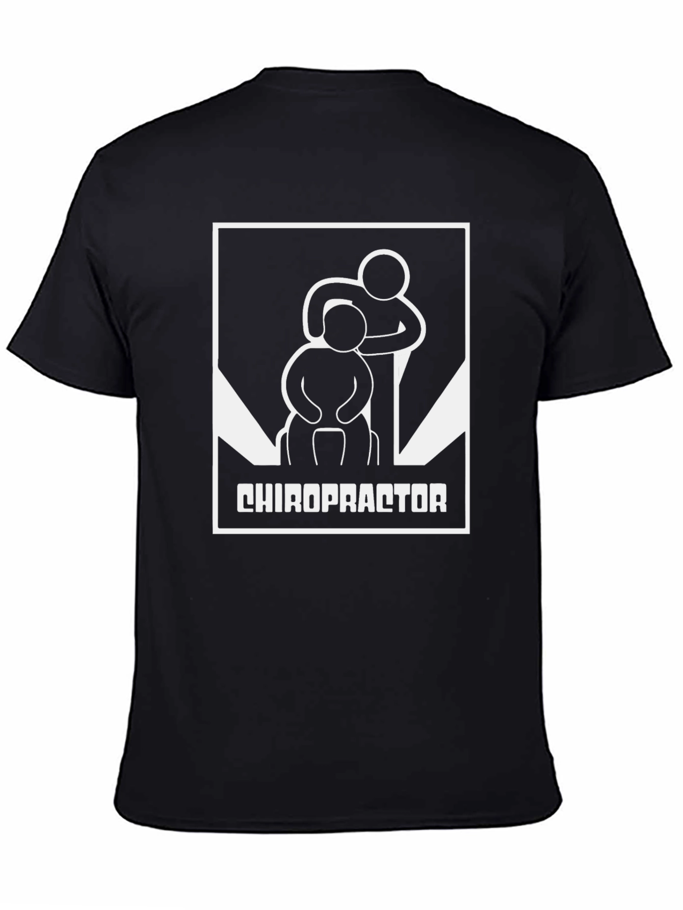 Chiropractor Graphic Tee - Black