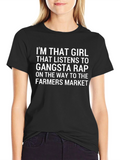 Gangsta Rap Farmers Market T-Shirt