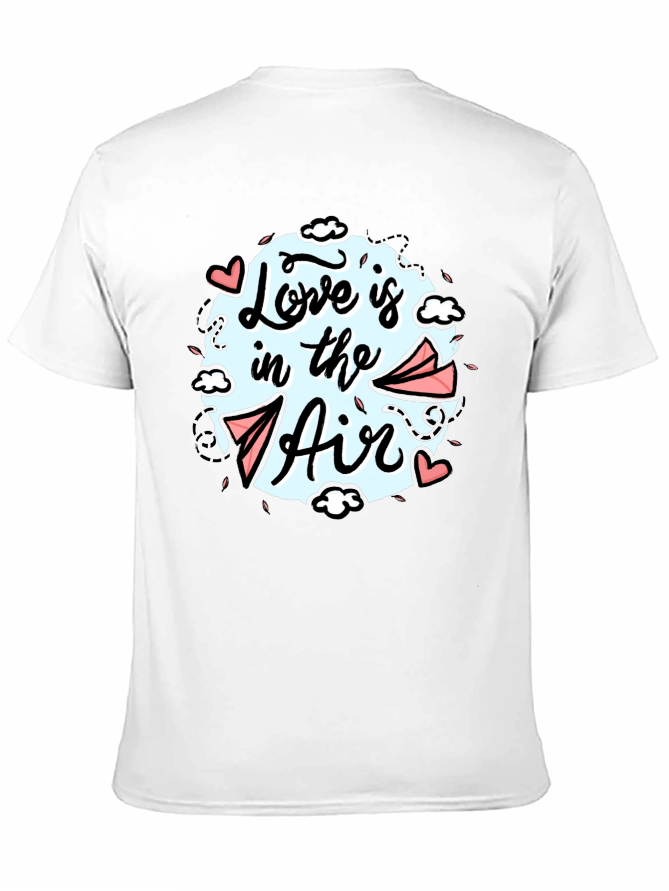 Love is in the Air Graphic Tee - Black