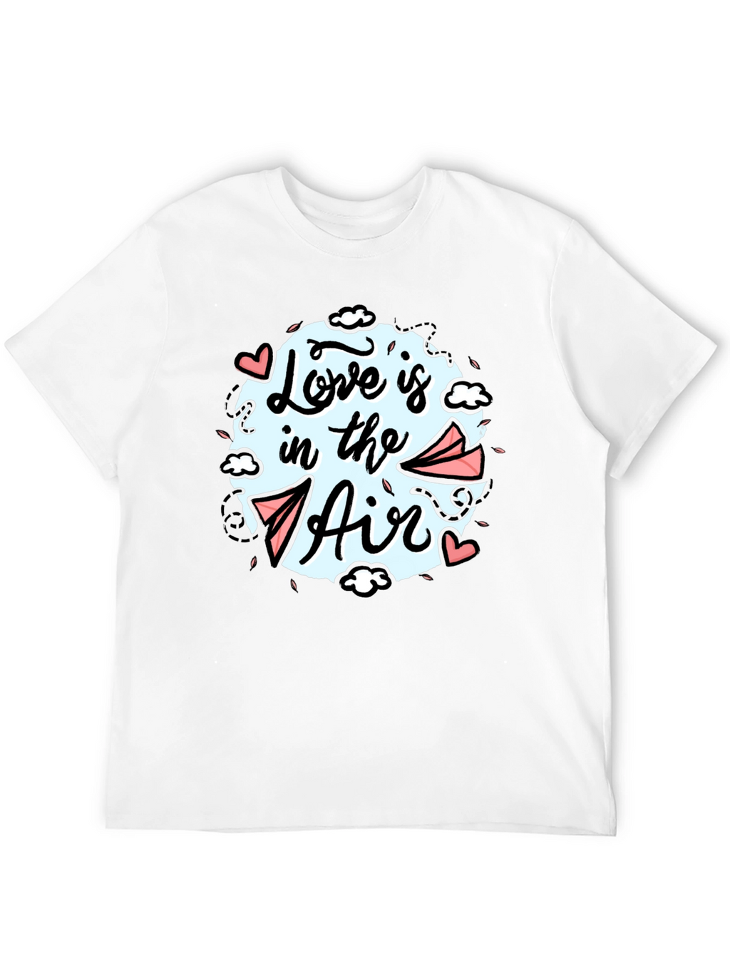 Love is in the Air Graphic Tee - Black