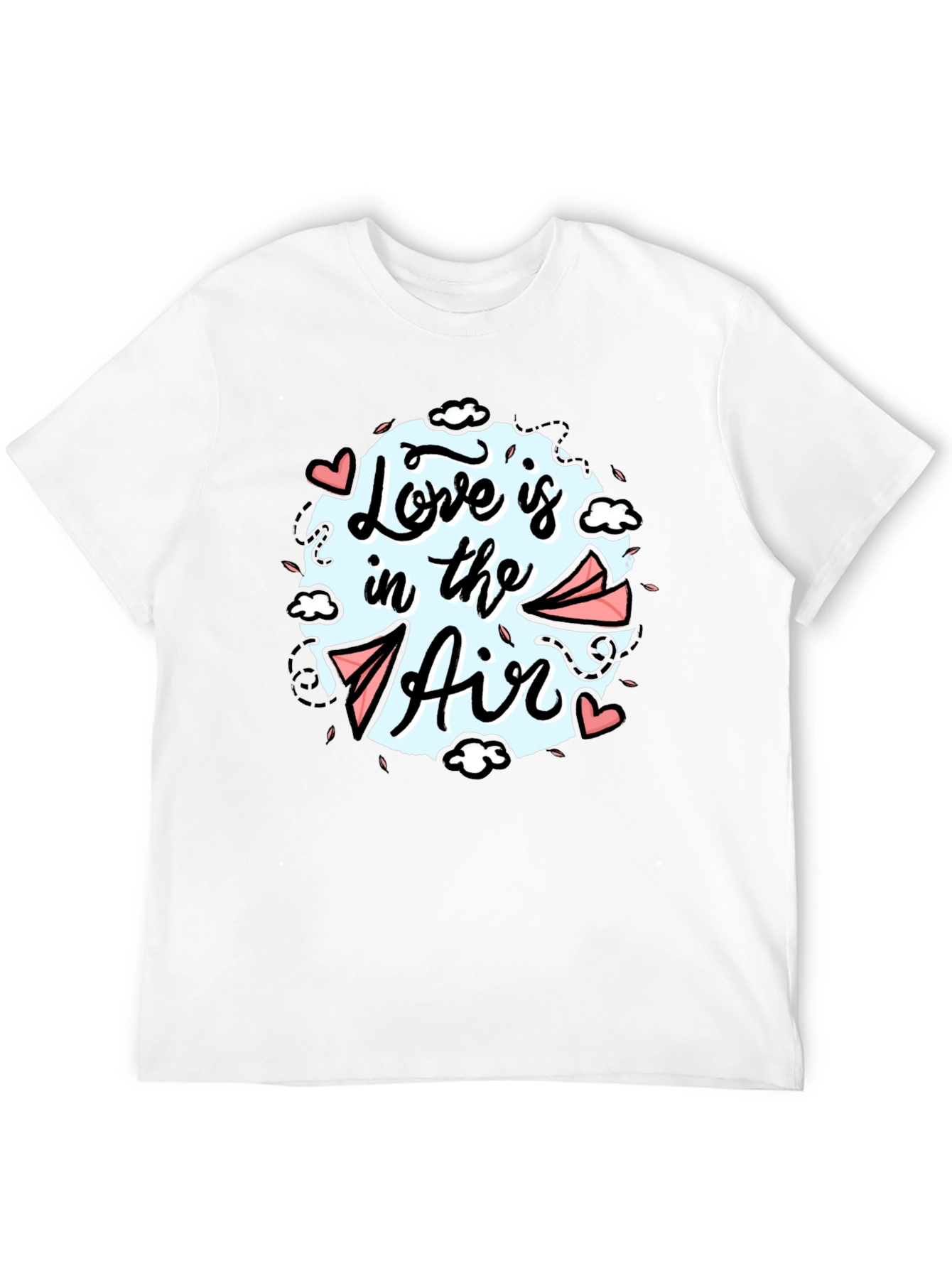 Love is in the Air Graphic Tee - Black