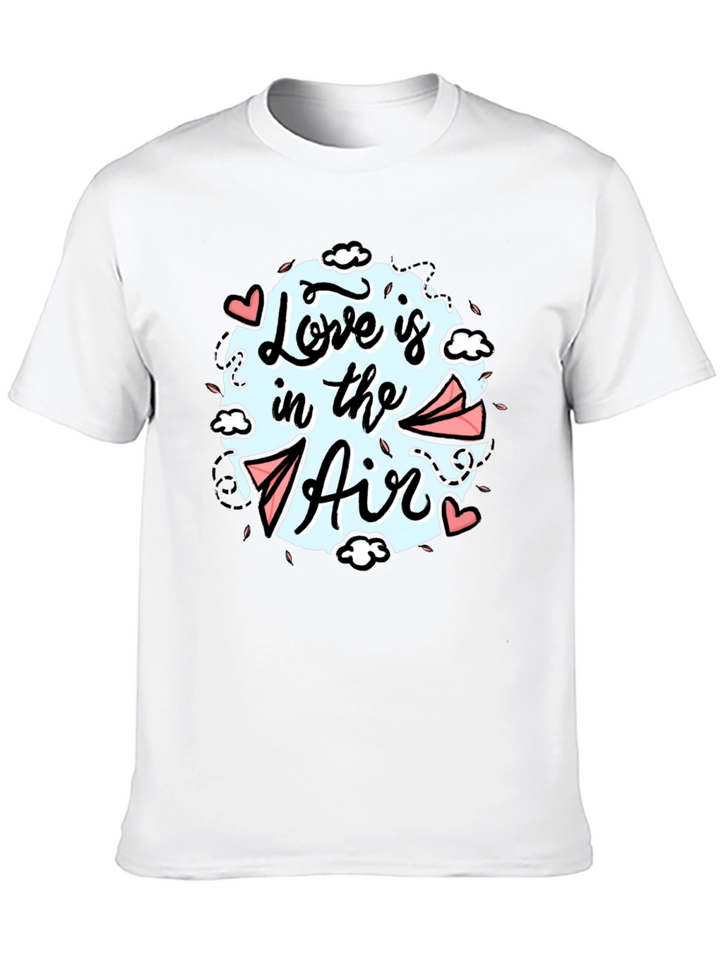 Love is in the Air Graphic Tee - Black