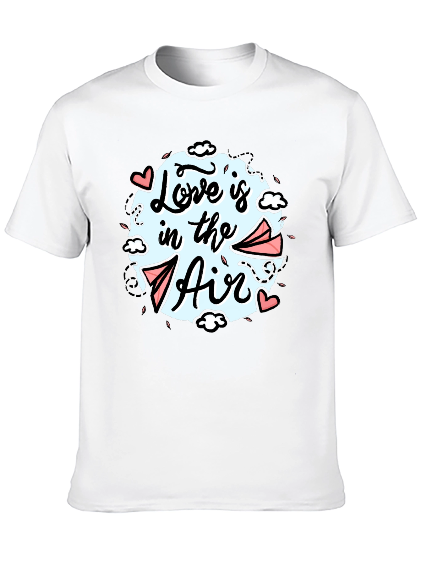 Love is in the Air Graphic Tee - Black