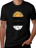 Singer by Day Gamer by Night Graphic Tee
