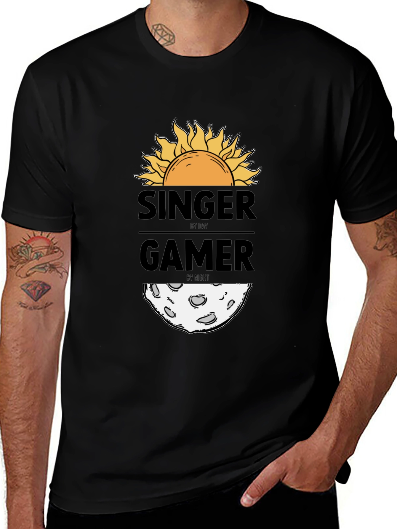 Singer by Day Gamer by Night Graphic Tee