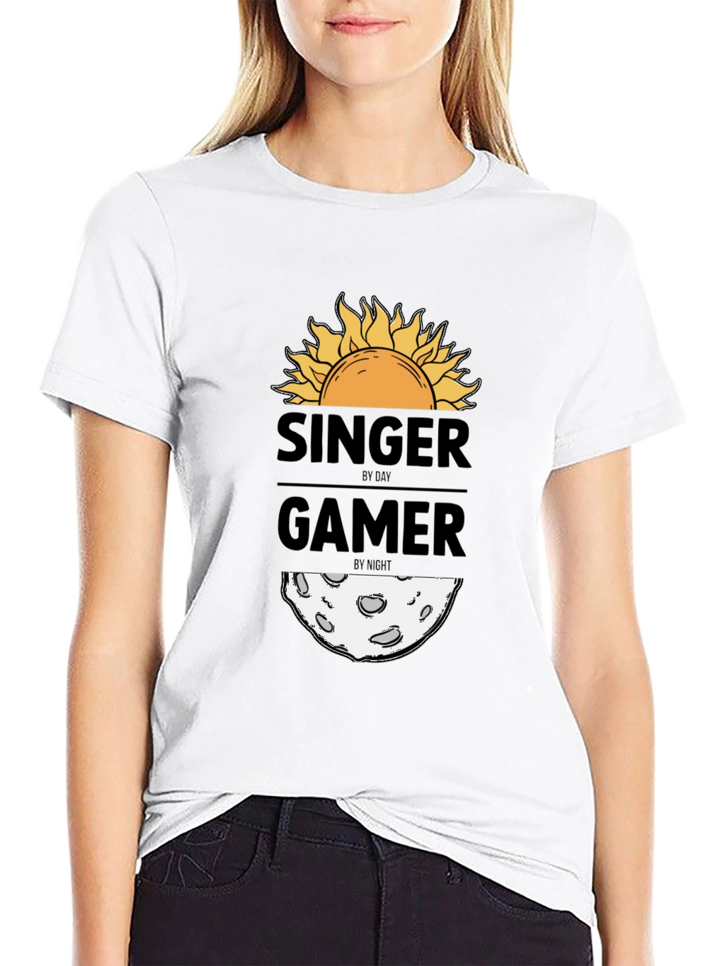 Singer by Day Gamer by Night Graphic Tee