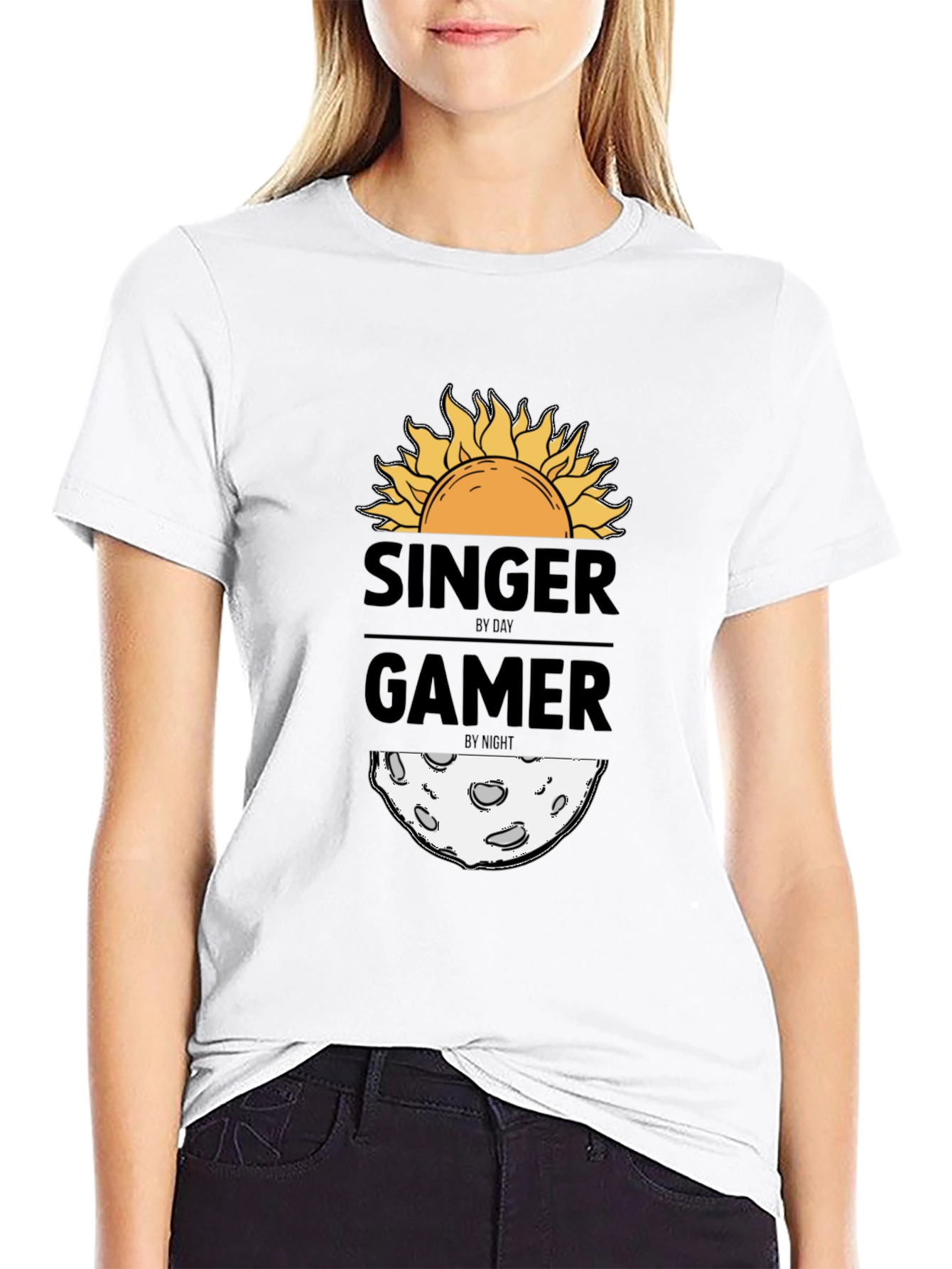 Singer by Day Gamer by Night Graphic Tee