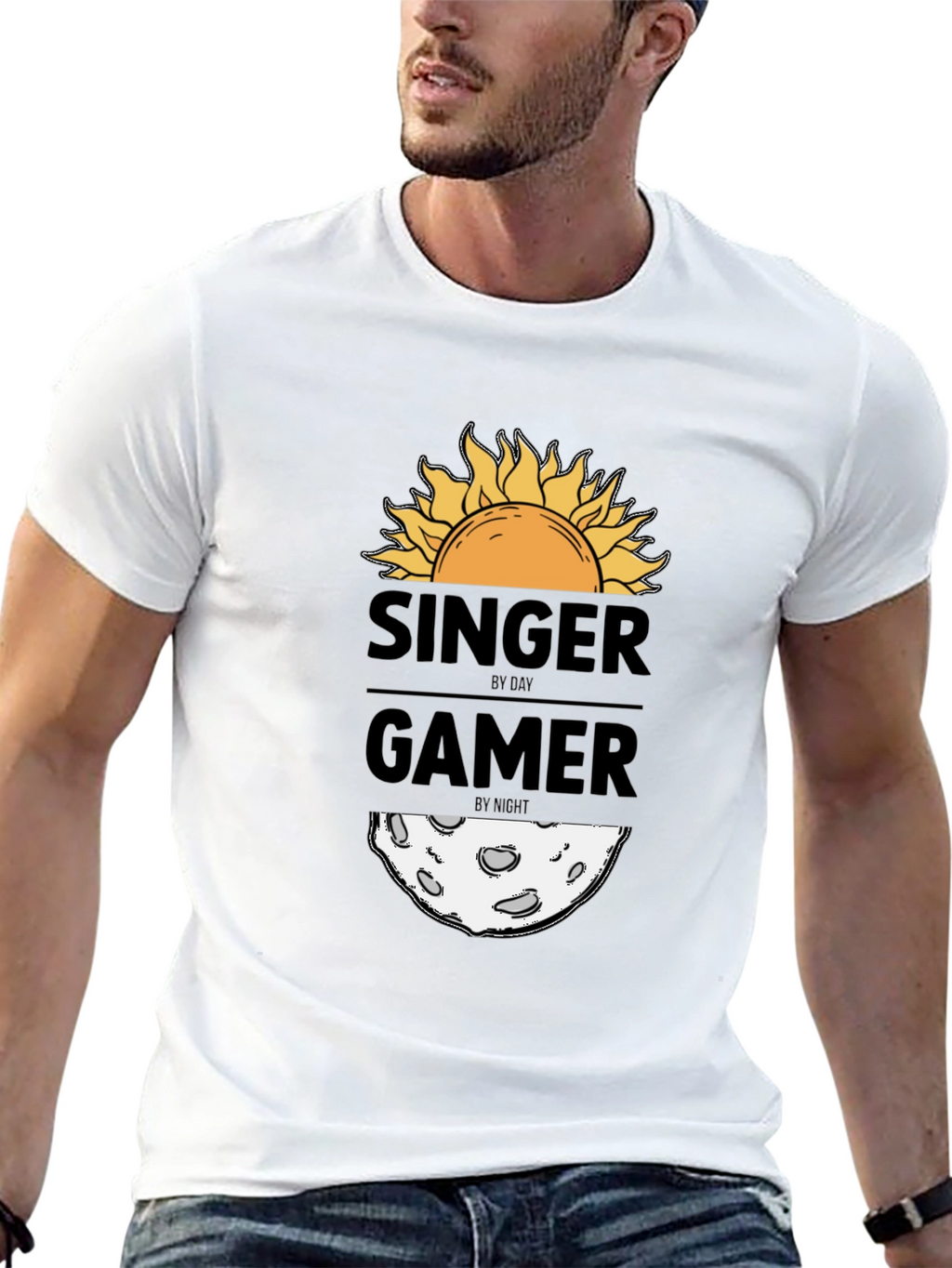 Singer by Day Gamer by Night Graphic Tee