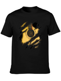 Guitar Ripped T-Shirt Cool Music Tee