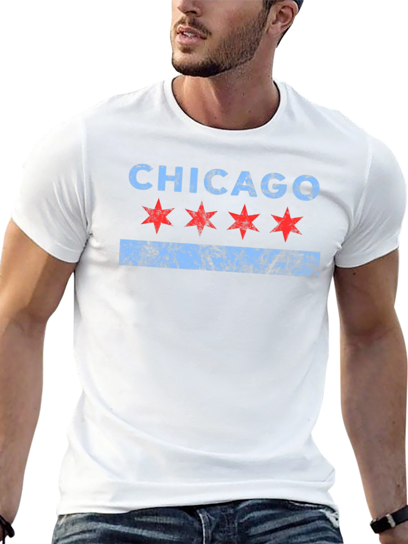 Chicago Flag Graphic T-Shirt - City Pride Tee