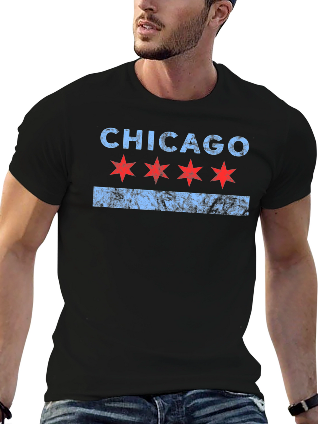 Chicago Flag Graphic T-Shirt - City Pride Tee