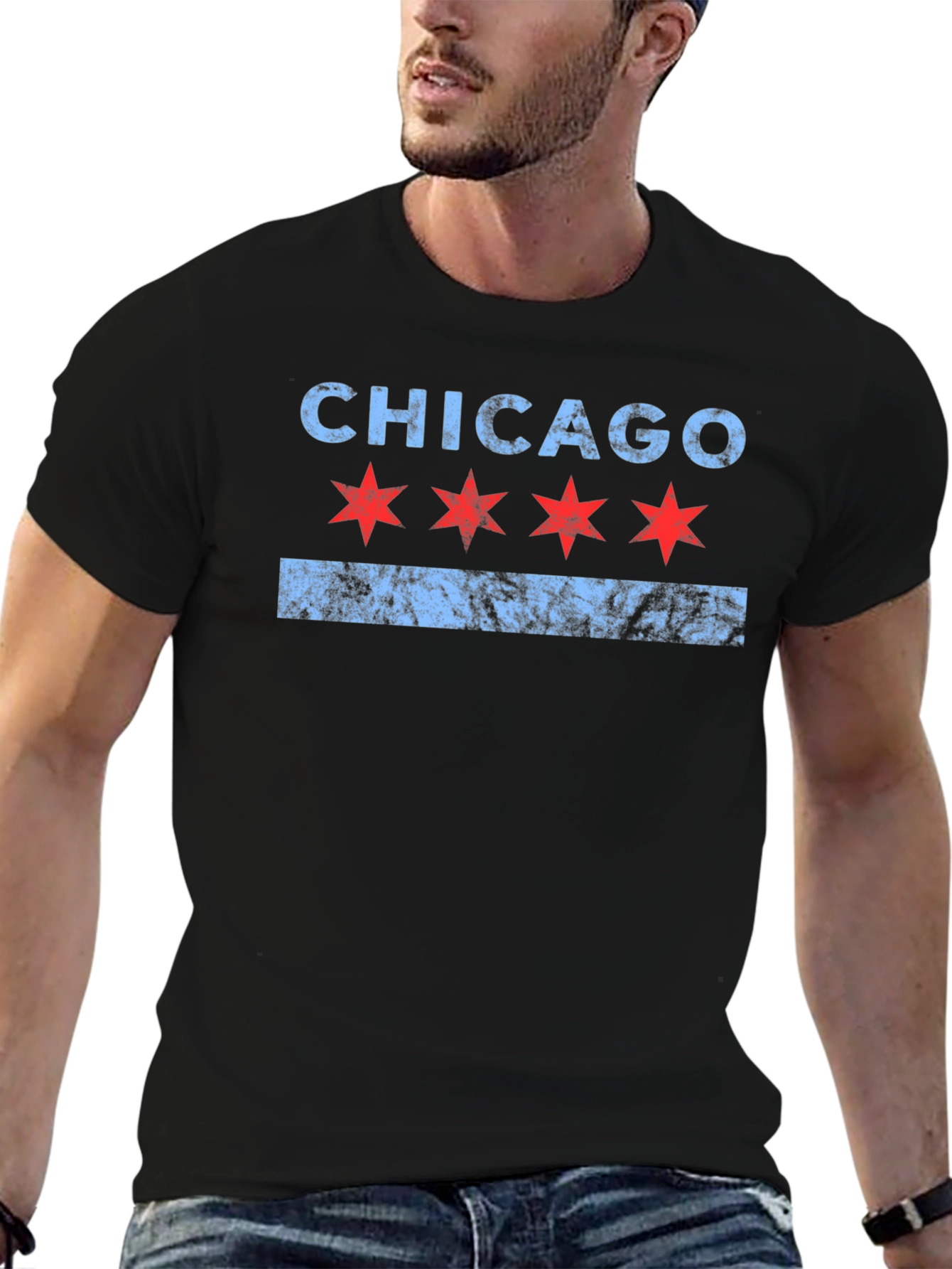 Chicago Flag Graphic T-Shirt - City Pride Tee