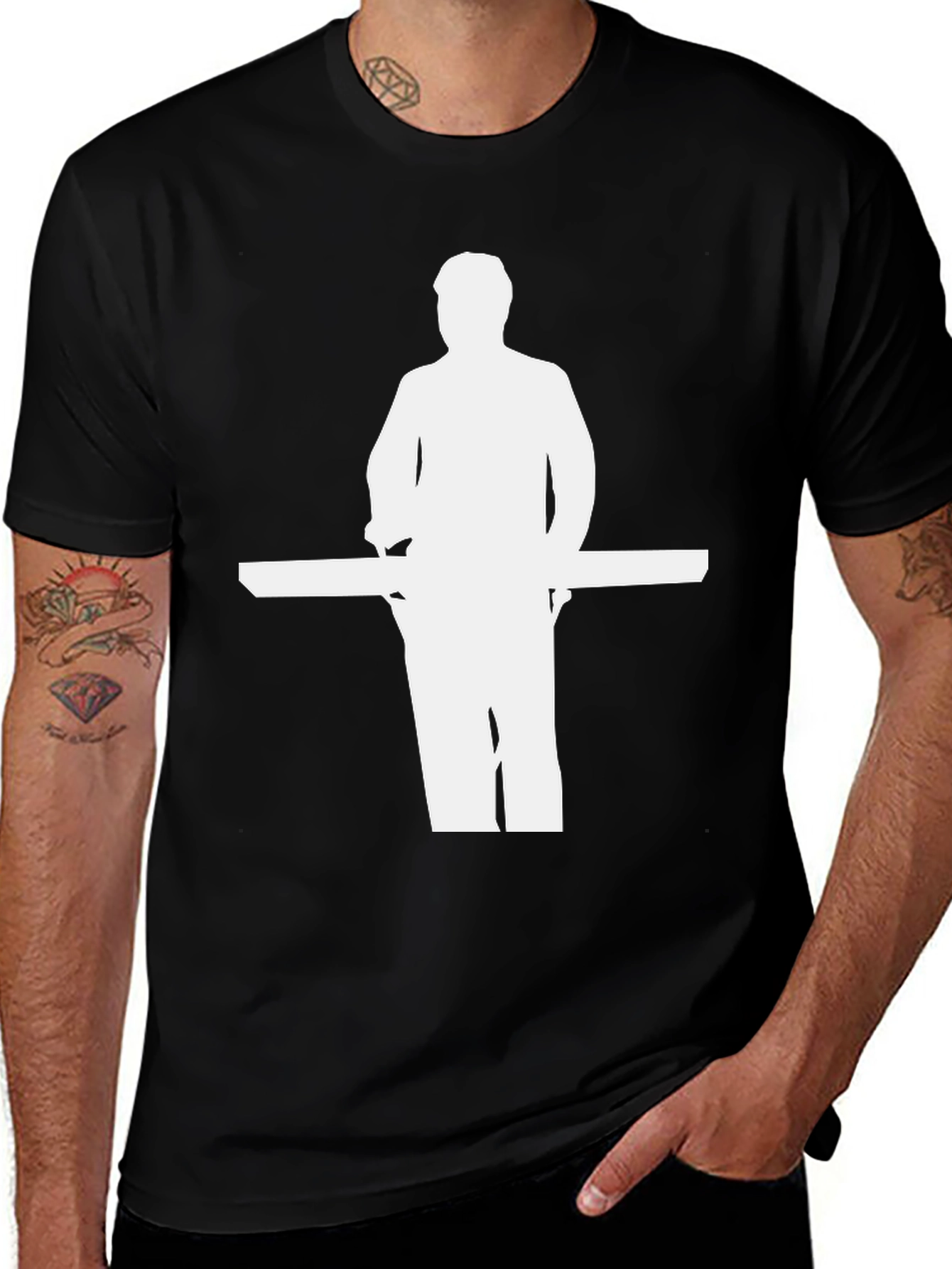 Retro Foosball Player Graphic Tee