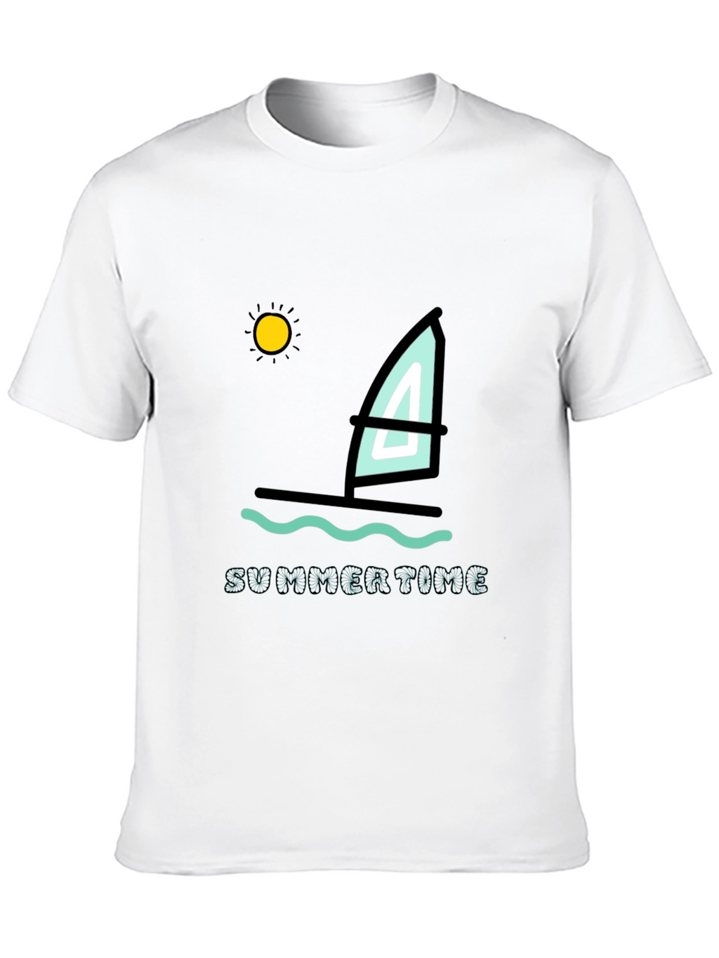 Summer Time Graphic Tee - Sailboat Design