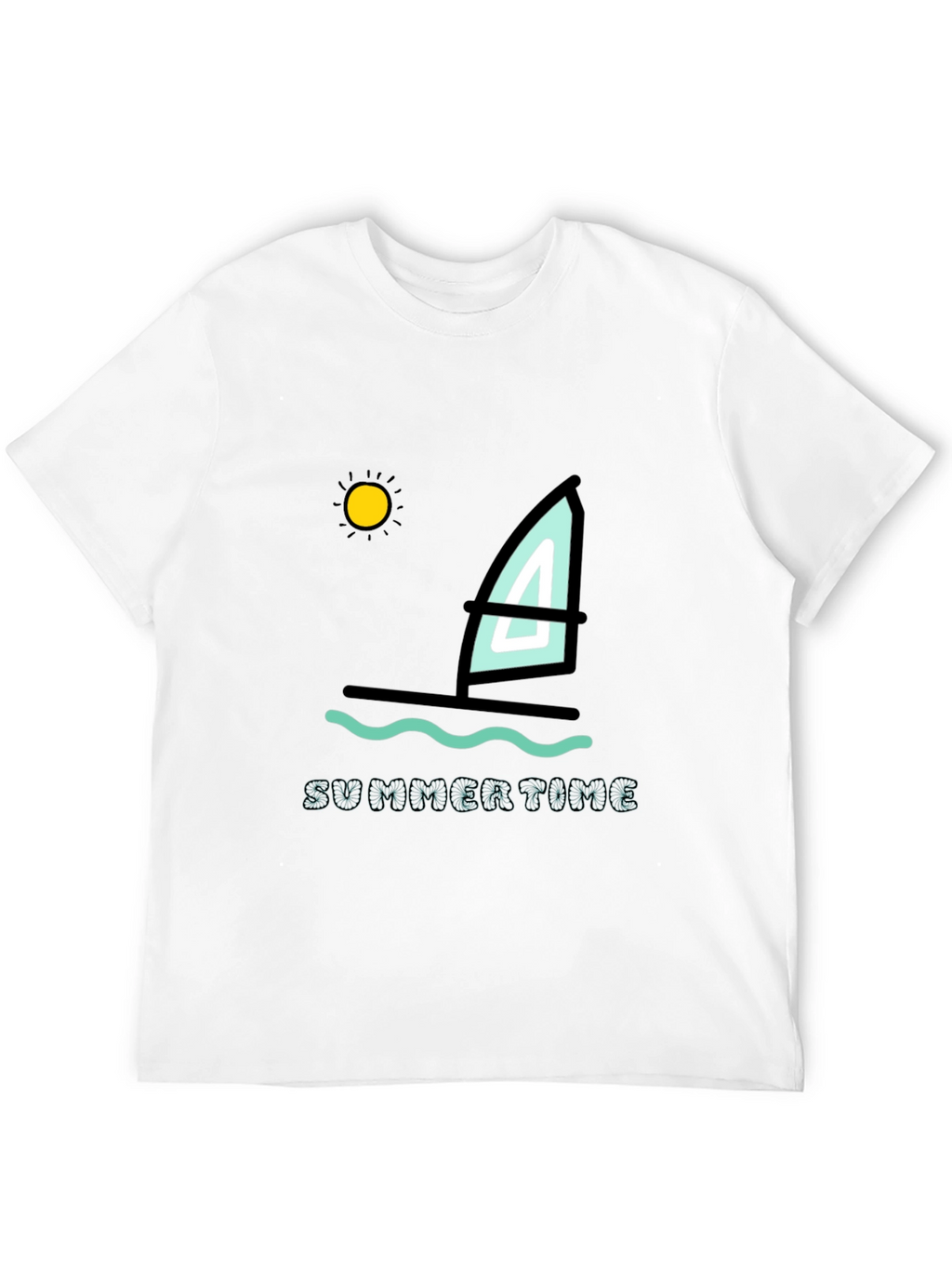 Summer Time Graphic Tee - Sailboat Design