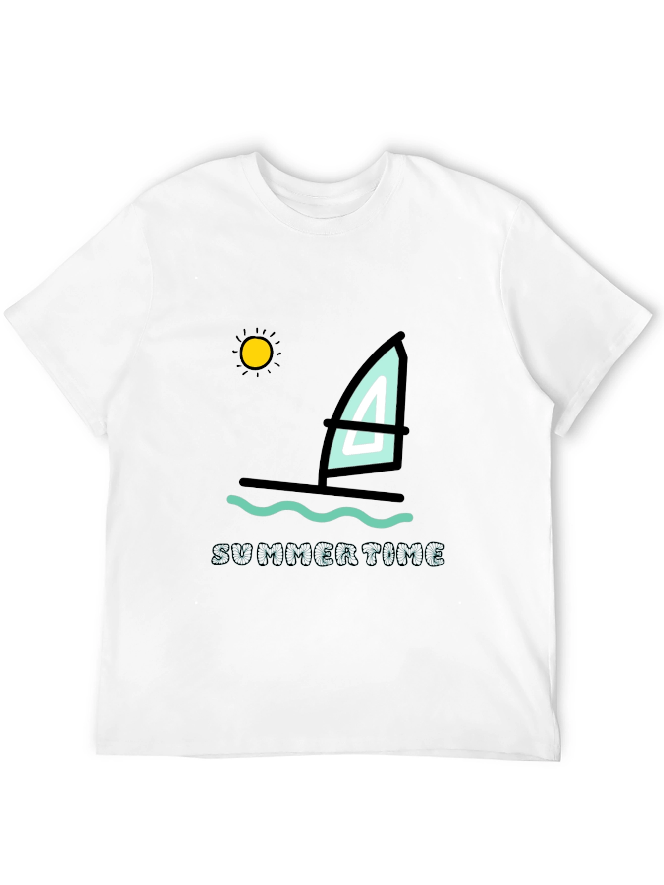Summer Time Graphic Tee - Sailboat Design